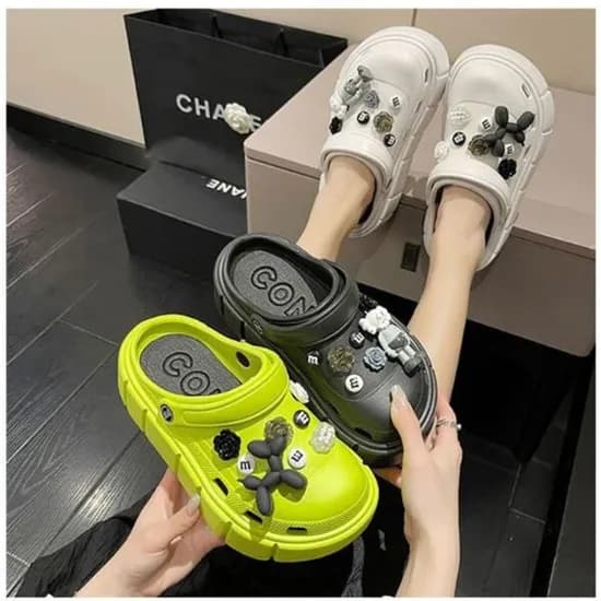 굽높이 키높이 캐릭터 아쿠아샌들 3535 블랙 230mm 6CM 1개