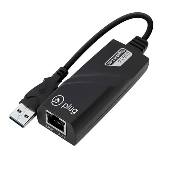 플러그 USB 3.0 기가랜카드, 블랙