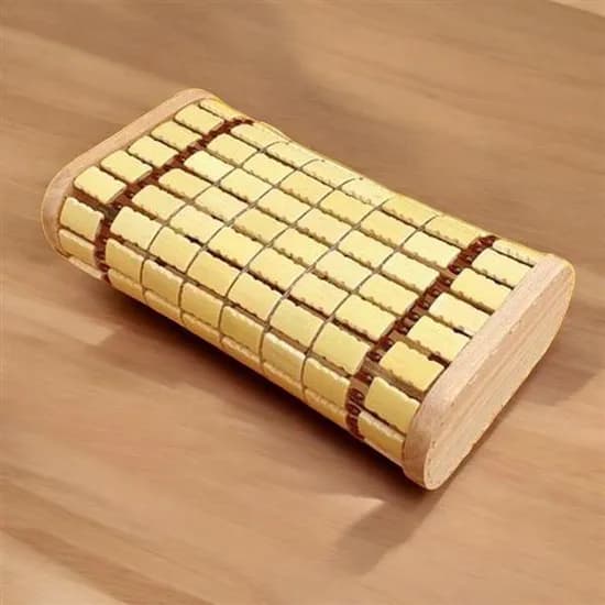 대나무 통풍 마작베개, 우드형, 1개