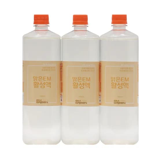 맑은 EM활성액 1L 3병