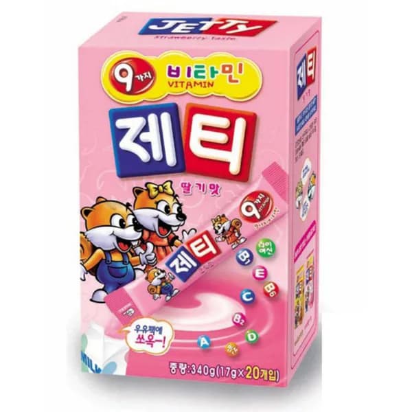 동서식품 제티 딸기스틱 17g 20개입 1박스