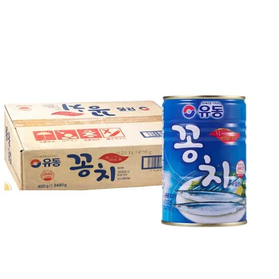 유동 꽁치 통조림 400g 24개