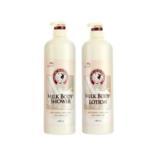 꽃을든남자 우유 바디워시 + 바디로션 1000ml + 1000ml 1세트
