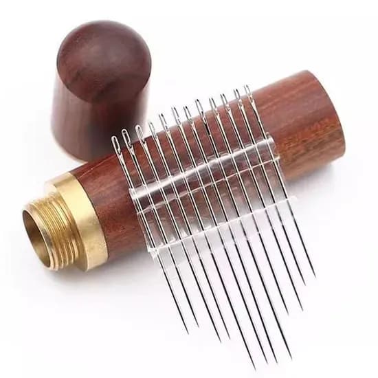 자수 수선 부자재 휴대용 바늘수납 바늘세트, 5cm 2개 + 5.7cm 2개 + 6.7cm 2개, 6개