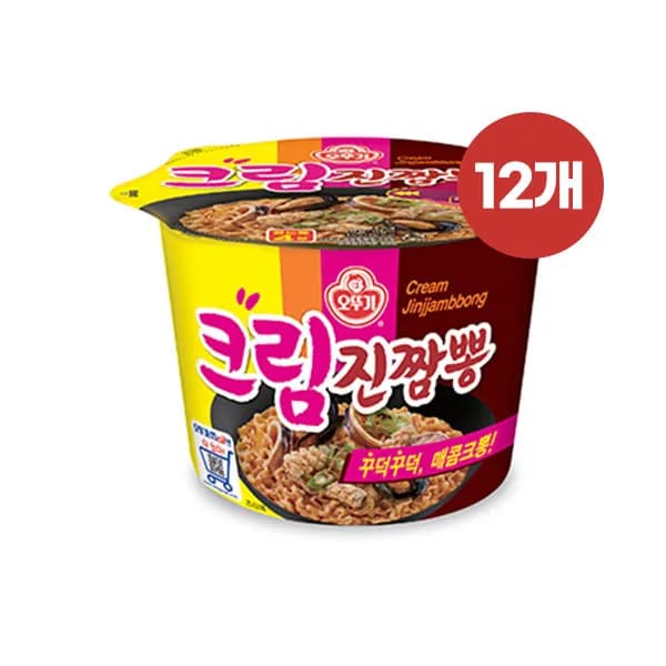 오뚜기 크림진짬뽕 105g 12개 21,450원