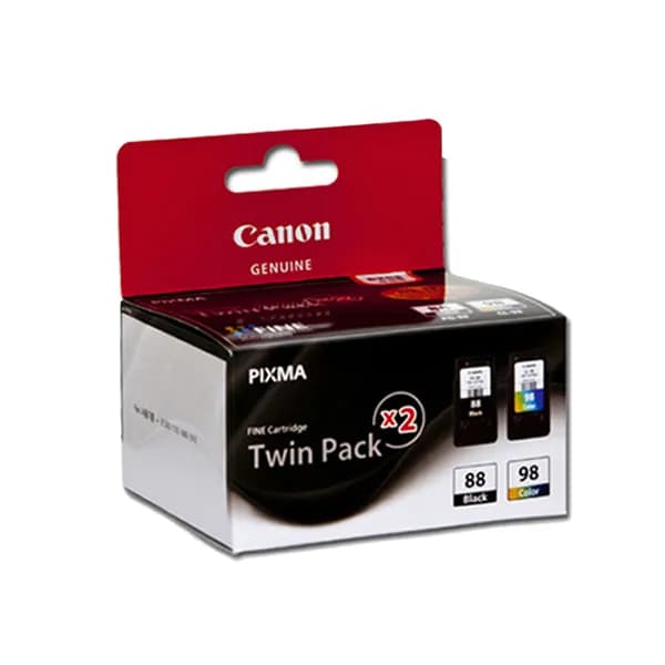 캐논 정품 잉크 Twin 팩 PG-88 검정 CL-98 컬러 E510 E610 2개입 1세트