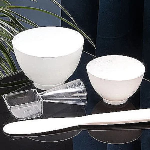 모델링 팩도구 (믹싱볼+실리콘브러시+팩브러시+스파츌라+계량컵), 1개