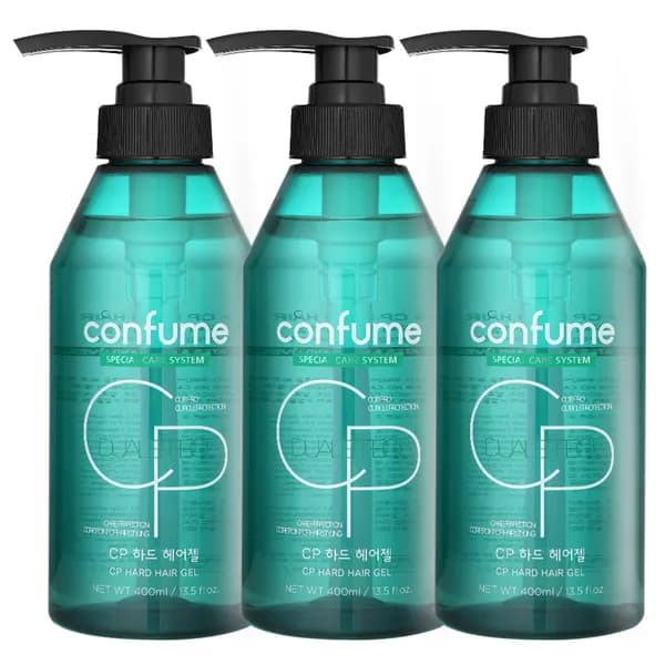 과일나라 컨퓸 하드 헤어젤 400ml 3개