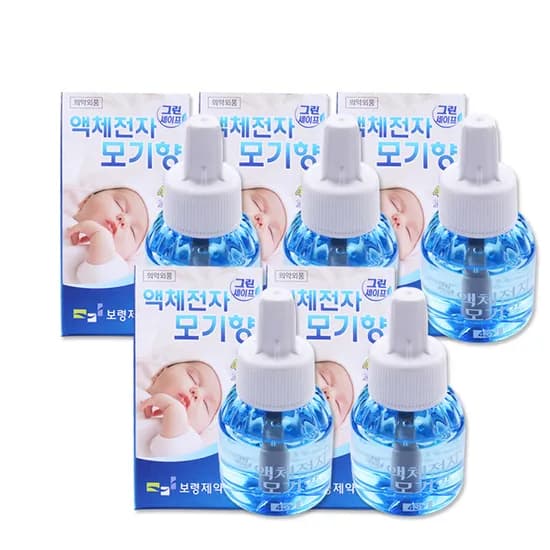 보령 액체전자 모기향, 45일, 리필, 45ml, 5개