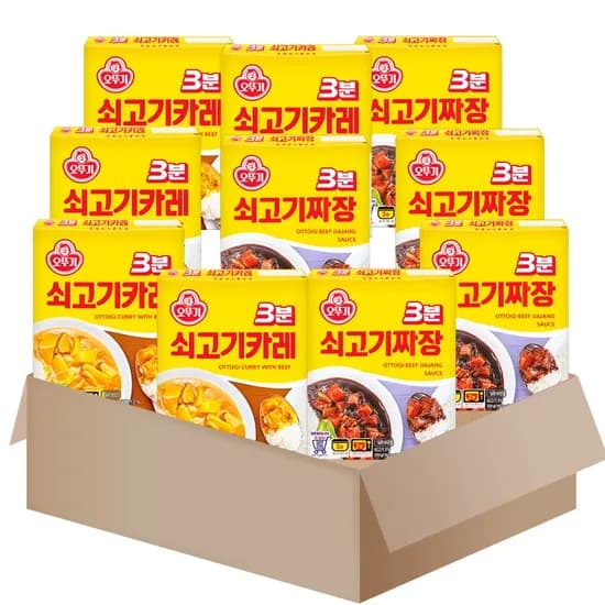 오뚜기 3분 쇠고기카레 200g 5개 외 1종
