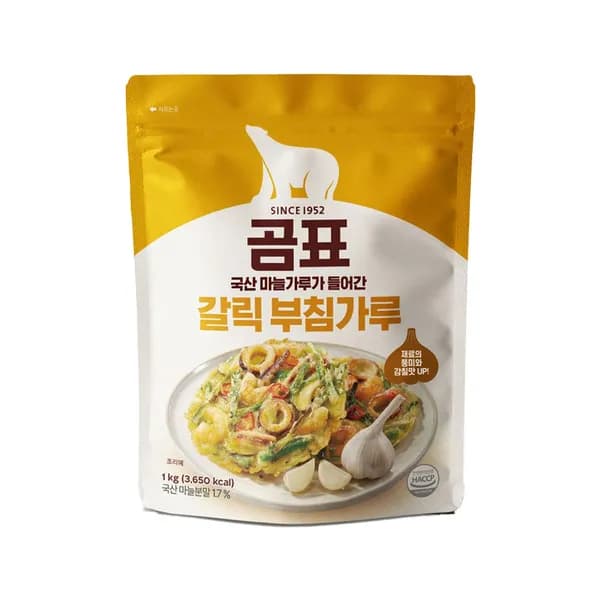 곰표 갈릭부침가루 1kg 2개 6,375원