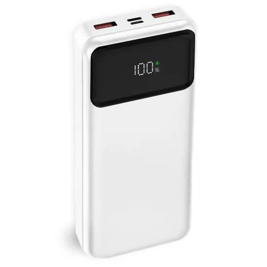 에이팔란스 대용량 보조배터리, 20000mAh, 화이트, 1개