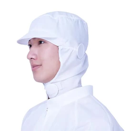 올리브가운 마스크고리 위생모자, 화이트, 1개