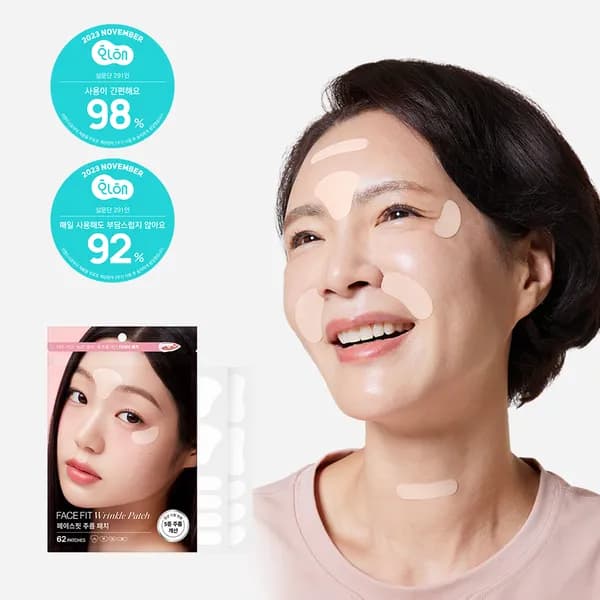 페이스핏 주름패치 62개입