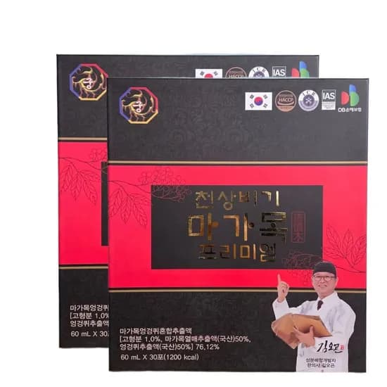 천상비기 마가목 프리미엄 건강즙 선물세트 60ml 30포 1개