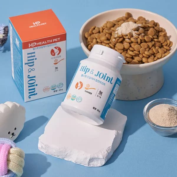 헬스펫 반려동물 영양제 관절건강 케어 힙앤조인트 60g 1개 18,900원