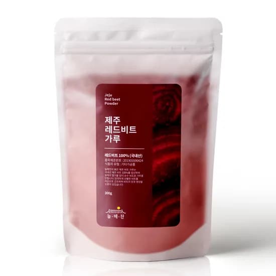 늘해찬 제주 레드비트 가루 300g 4개