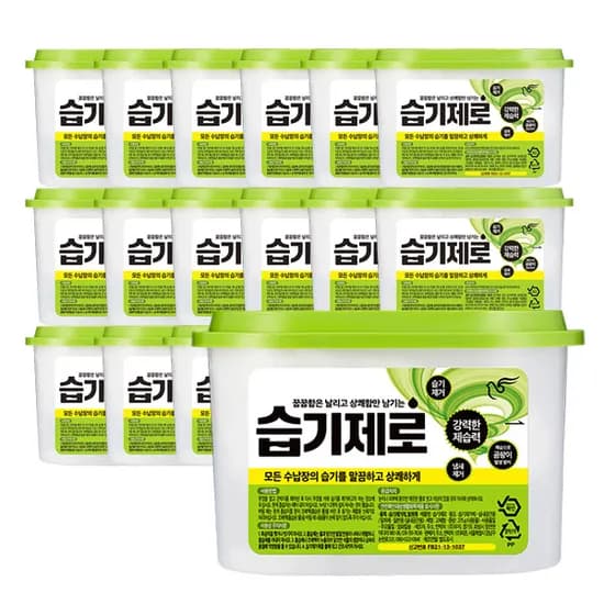 피죤 습기제로, 275g, 18개
