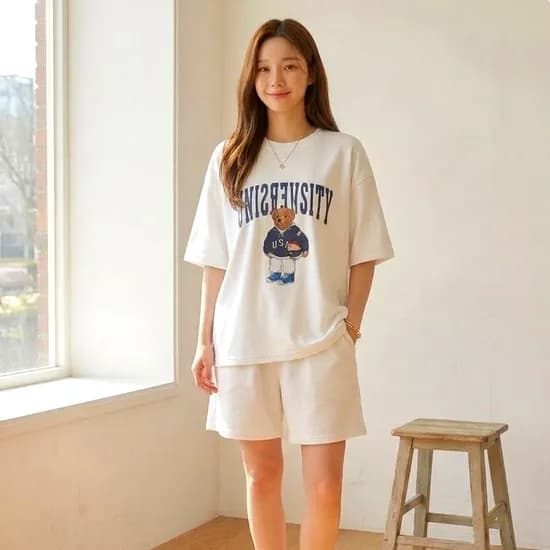 유니브 투피스 P0728, 화이트, FREE, 1개