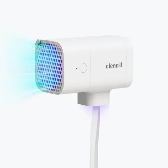클린디 휴대용 무선 칫솔살균기, CL-403, 화이트, 1개