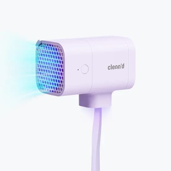 클린디 휴대용 무선 칫솔살균기 CL-403 퍼플 1개