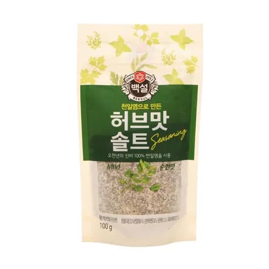CJ제일제당 백설 허브맛솔트 순한맛 100g 1개