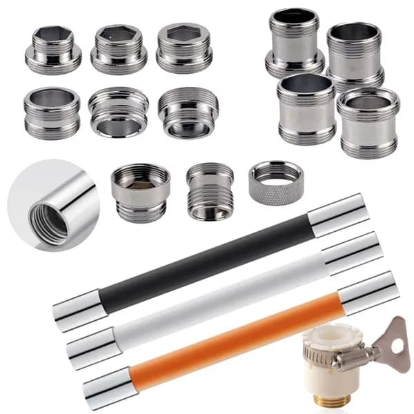 수도꼭지 보급형 연장호스 전용니플 M18mm 표준니플 1개