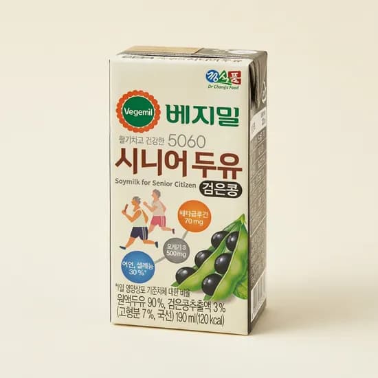 베지밀 시니어 두유 190ml 64개