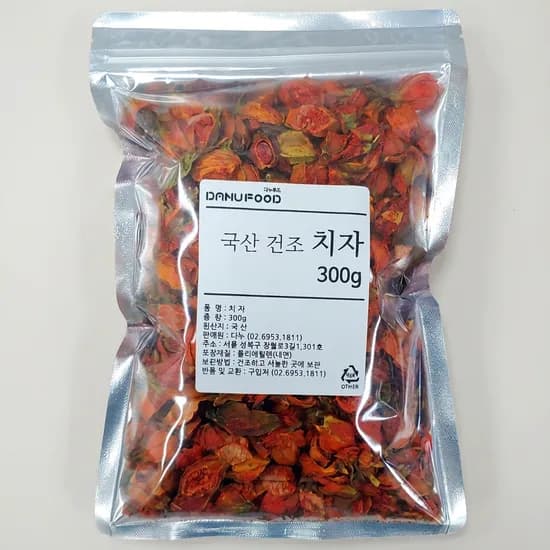 건조 치자 절 300g 1개