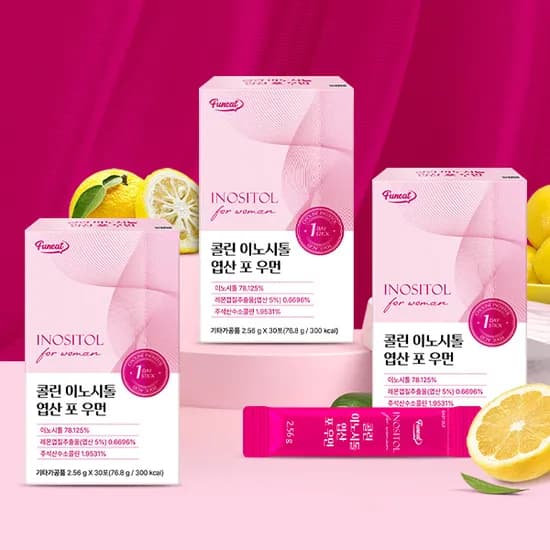 퍼니트 콜린 미오이노시톨 엽산 포 우먼 30포 3박스