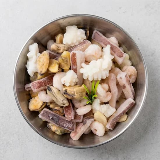 냉동 손질 해물모듬 해산물믹스 5종 600g 1팩