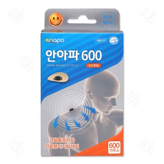 안아파600 자석패치, 60매입, 1개