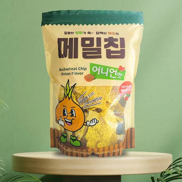 메밀칩 어니언맛 160g 2개