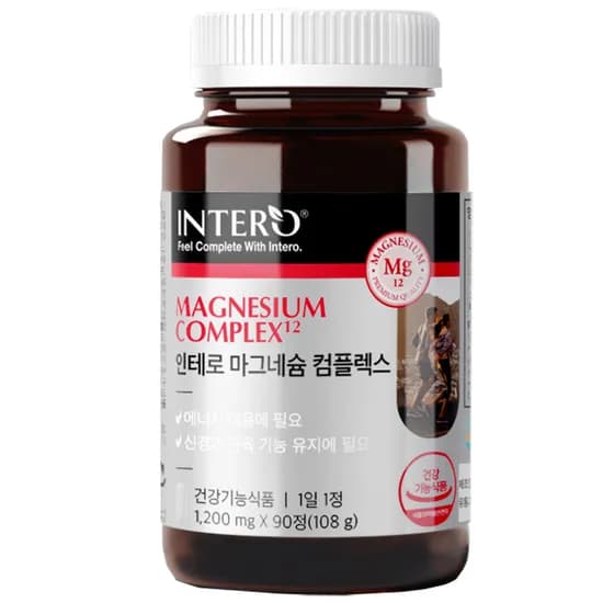 인테로 마그네슘 컴플렉스 비타민B 마그네시움 1200mg 1병