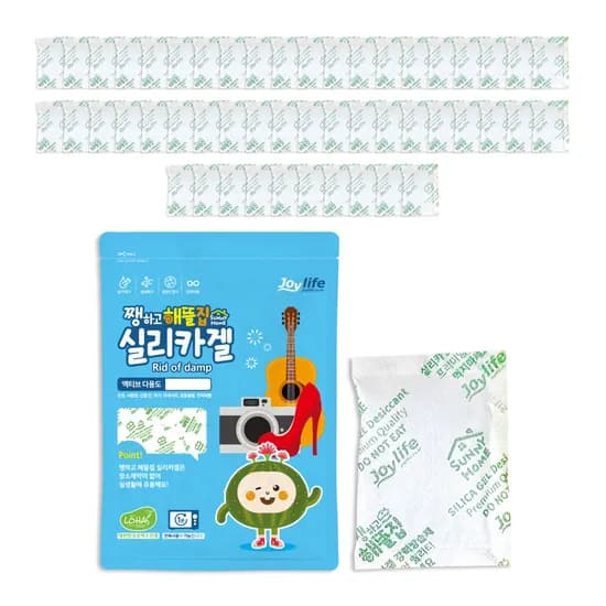 쨍하고해뜰집 식품용 부직포 실리카겔 제습제 10g 50개 500g 1팩