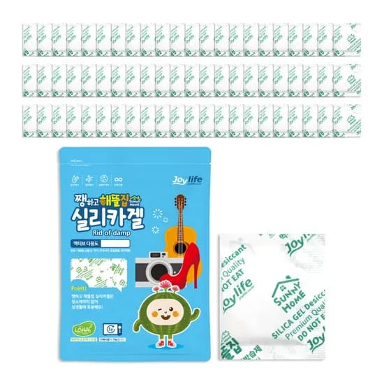 쨍하고해뜰집 실리카겔 종이 식품용 1g 60개