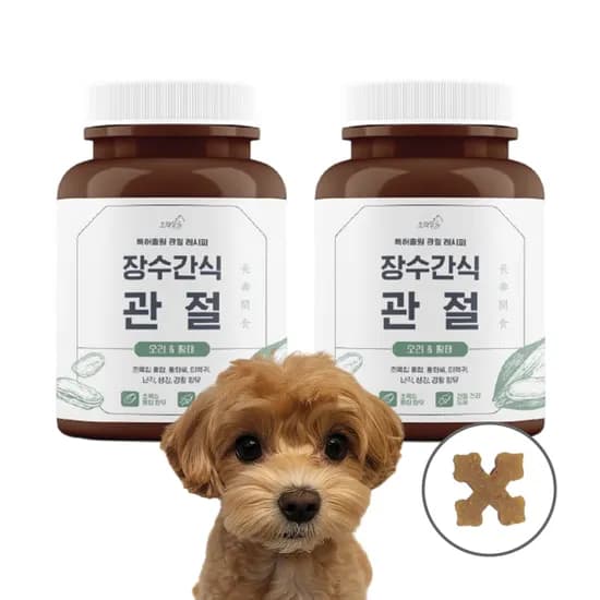 오래살개 강아지 관절영양제, 110g, 2병, 1세트