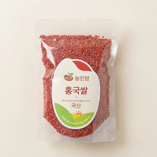 늘찬팜 홍국쌀 1kg 1개
