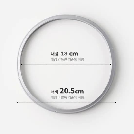 휘슬러 구형 솔라 압력밥솥 패킹, 18cm, 1개