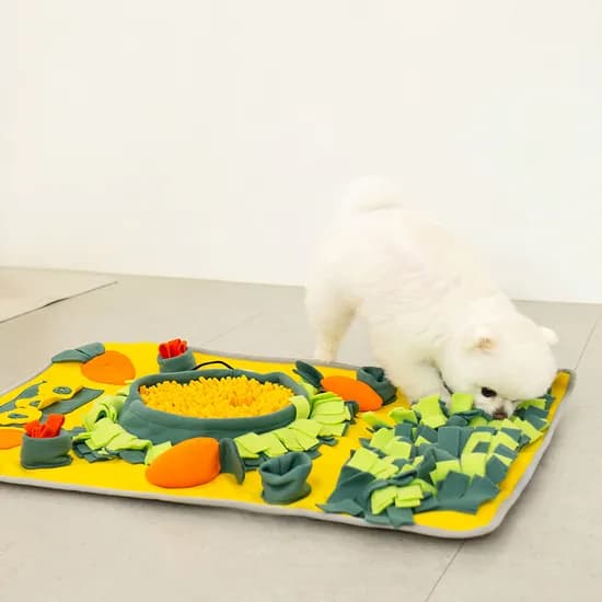 레토 강아지 노즈워크 담요, 당근밭, 80cm, LDG-NW01, 1개