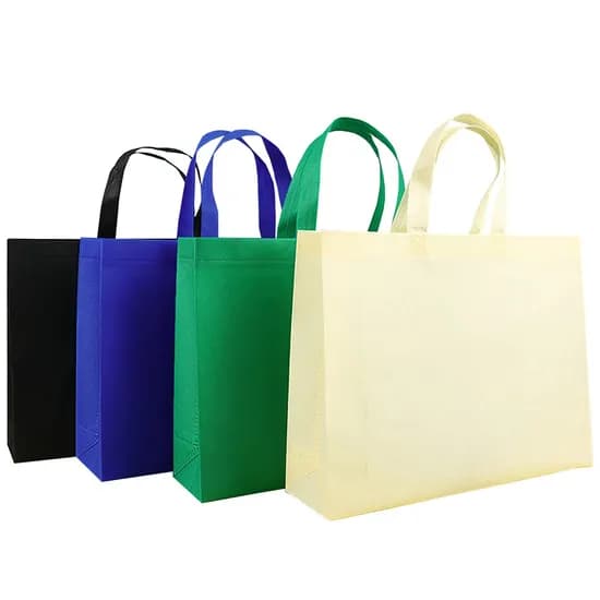 다용도 부직포 가방 가로형, 소, 브라운, 1개