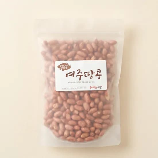 농사짓는마을 여주땅콩 볶음땅콩 300g 1팩