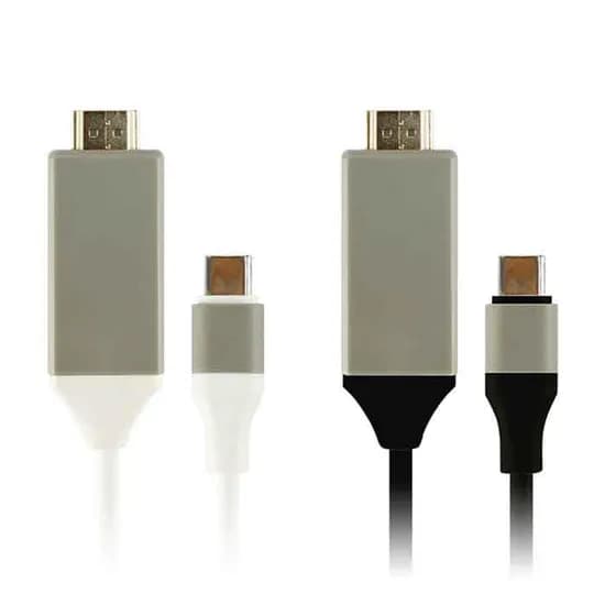 칼론 Type-C to HDMI 케이블 L9C, 화이트, 2M, 1개