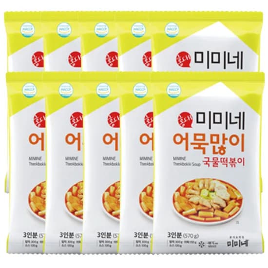 미미네 어묵많이 국물떡볶이 570g 10봉