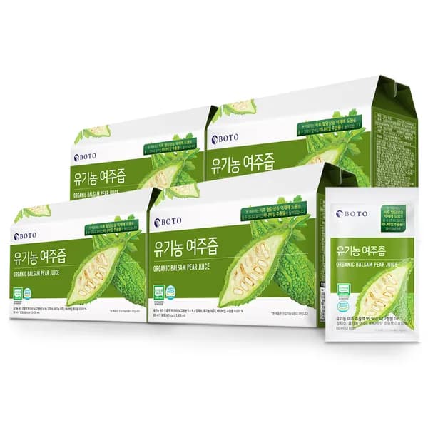 보뚜 유기농 여주즙 80ml 30포 4박스