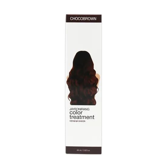 자연이랑 컬러 트리트먼트 염색약 초코브라운 60ml 1개