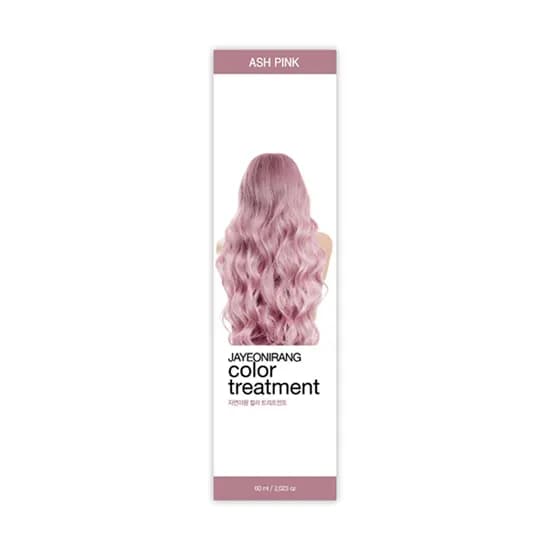 자연이랑 컬러 트리트먼트 염색약 애쉬핑크 60ml 1개
