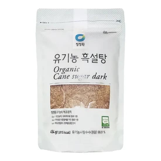 청정원 유기농 흑설탕 454g 1개