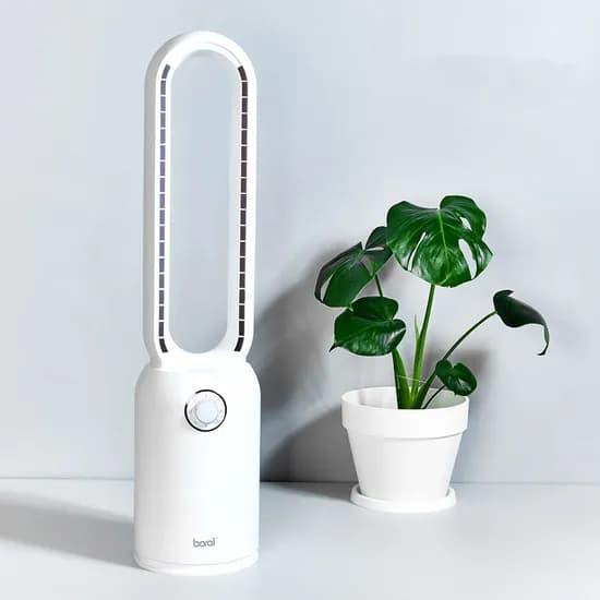 보랄 날개없는 선풍기, BR-400EF, 화이트, 1개