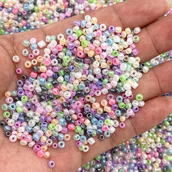 시드비즈 파스텔 펄 믹스, 2mm